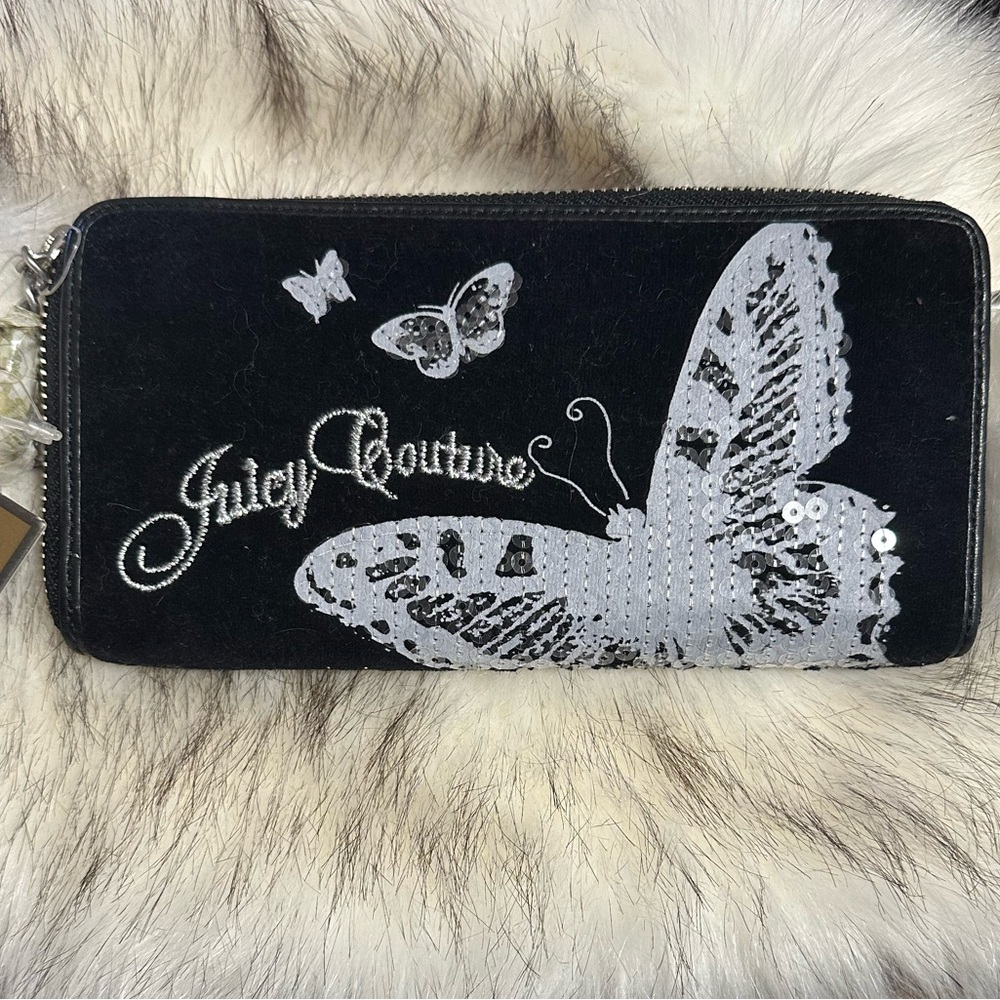 Juicy Couture Black and Silver Women's Bag